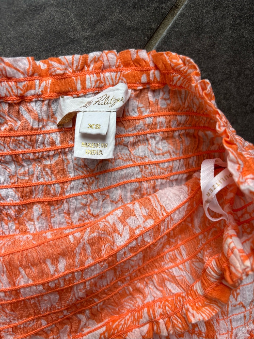 Lilly Pulitzer Strapless Coral Floral Maxi Dress - Picture 7 of 9
